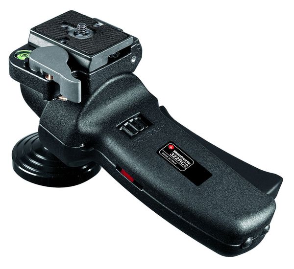 Manfrotto Kugelkopf mit ergonomischem Griff und Friktionsrad 