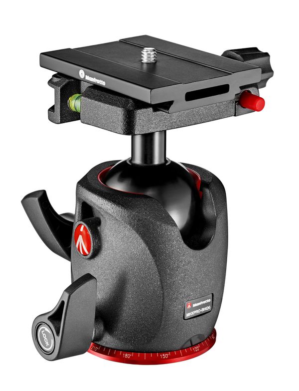 Manfrotto XPRO Magnesium Kugelkopf mit Top Lock Schnellwechselplatte BHQ6 