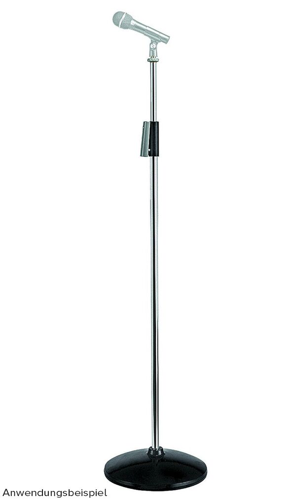 Manfrotto Mikrofon-Stativ Chrom Silber 