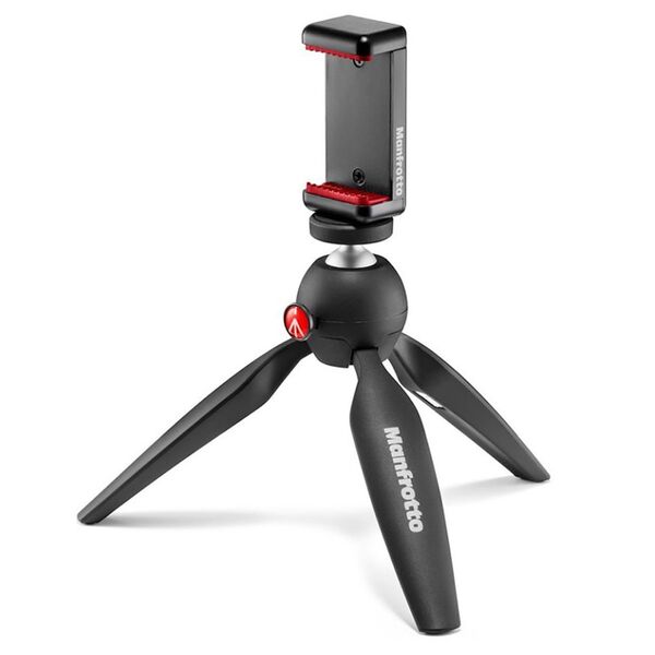 Manfrotto PIXI Mini Stativ mit universeller Smartphone-Klemme 