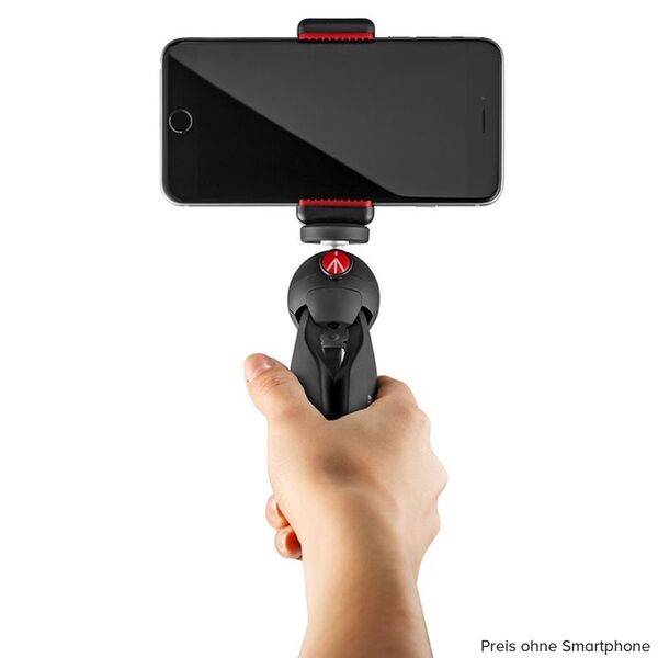 Manfrotto PIXI Mini Stativ mit universeller Smartphone-Klemme 