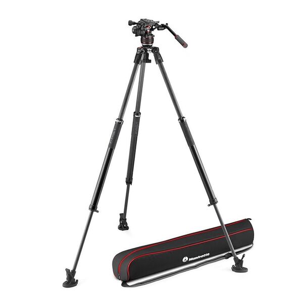 Manfrotto Nitrotech 608 & Carbon Fast Stativ 