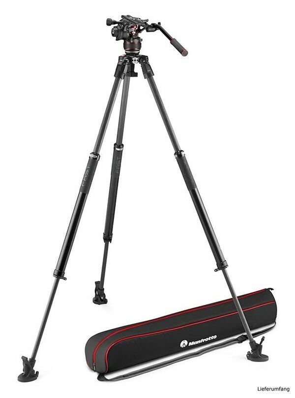 Manfrotto Nitrotech 612 & Carbon Fast Stativ 
