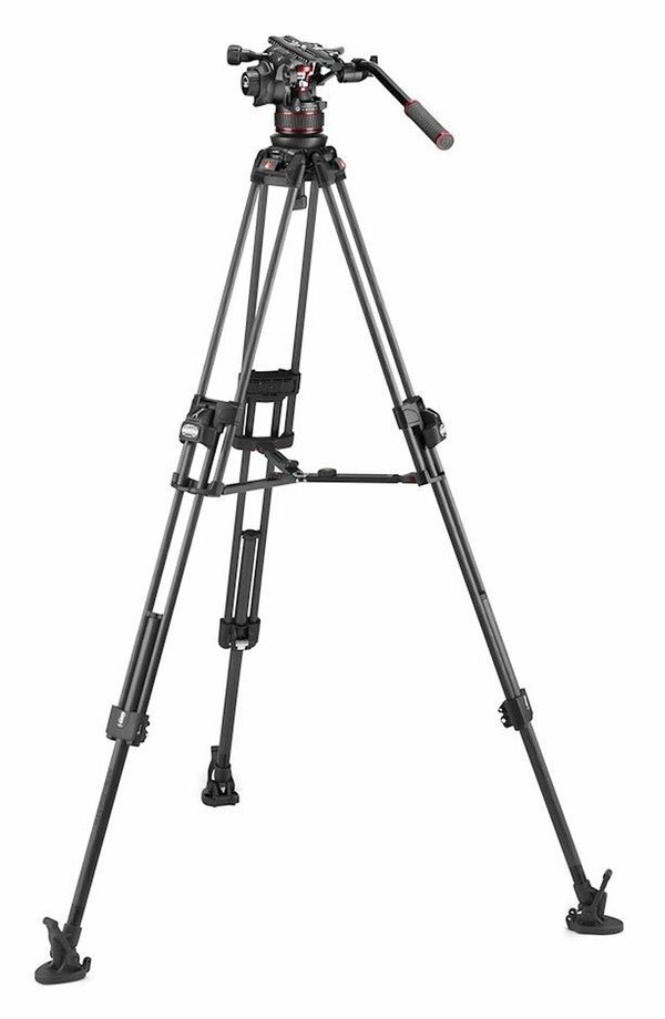 Manfrotto Nitrotech 612 & CF Fast Doppelrohr-Stativ 