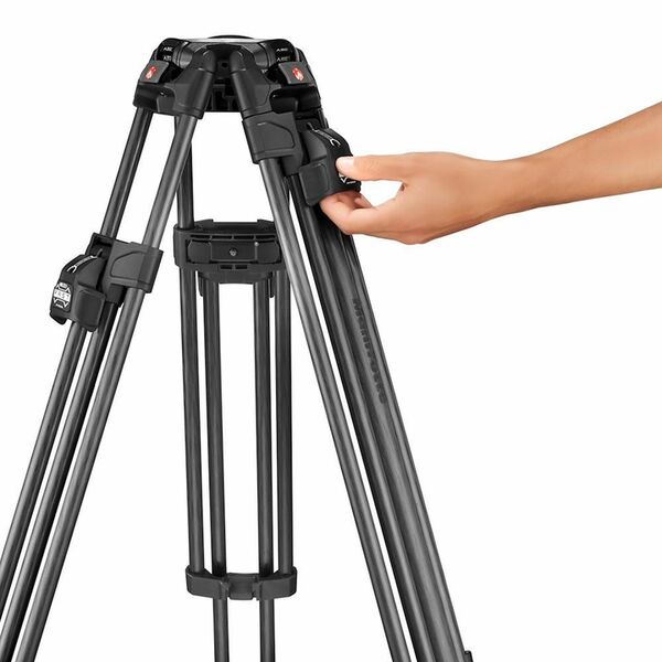Manfrotto Nitrotech 612 & CF Fast Doppelrohr-Stativ 