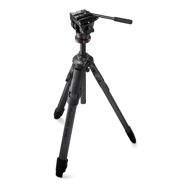 Manfrotto One Carbon Stativ 500X Fluid- Kopf - Demomodell 