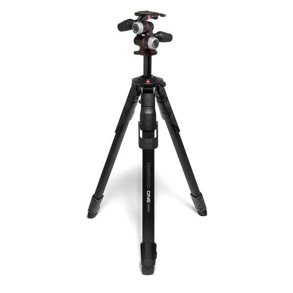 Manfrotto One Photo Alu Stativ mit XPRO 3-Wege-Neiger 