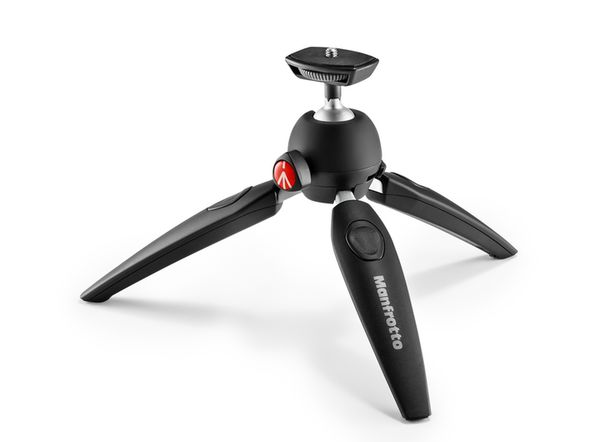 Manfrotto Pixi Evo, Mini-Stativ, 2 Segmente  schwarz