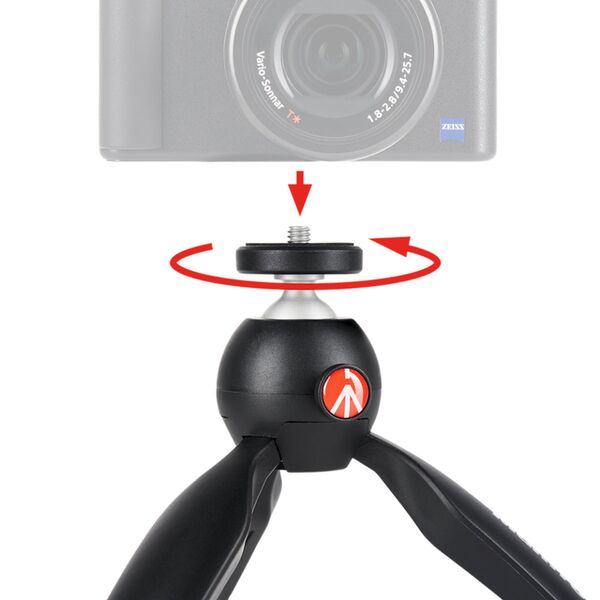 Manfrotto PIXI Mini-Stativ schwarz 
