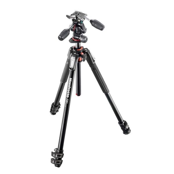 Manfrotto STATIV 190 Alu 3 Seg.+ MHXPRO3W 