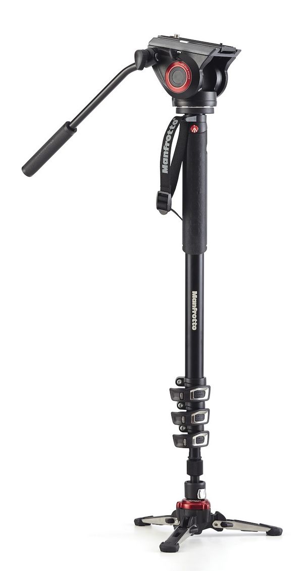 Manfrotto XPRO Einbeinstativ mit Fluidneiger 