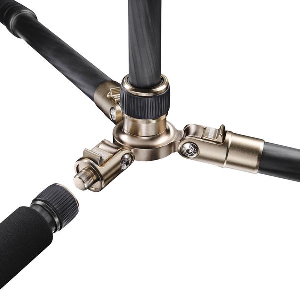Mantona Titanium Carbon 2 in 1 Stativ, 159cm 