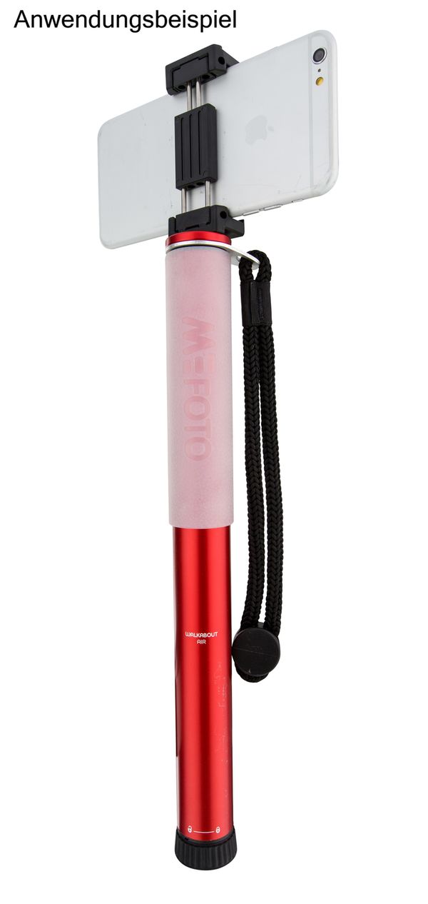 Mefoto Einbeinstativ Walkabout Air  rot