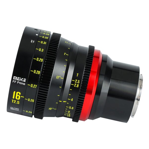 Meike 16mm T2.5 Cine Lens Full Frame  Canon EF-Mount