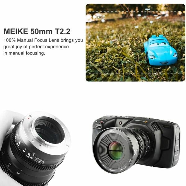 Meike 50mm T2.2 Cine Lens  Fujifilm X