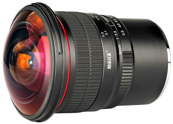 Meike 8mm f/3,5 Zirkular Fisheye  Nikon F-Mount