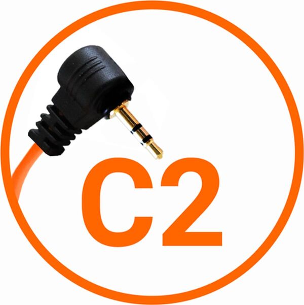Miops Kamera Verbindungskabel Canon C2  Canon C2 orange