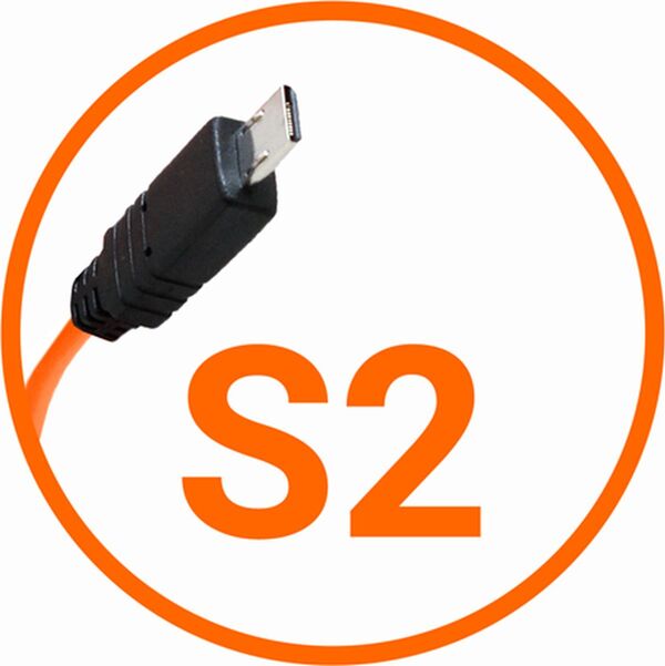 Miops Kamera Verbindungskabel  Sony S2 orange