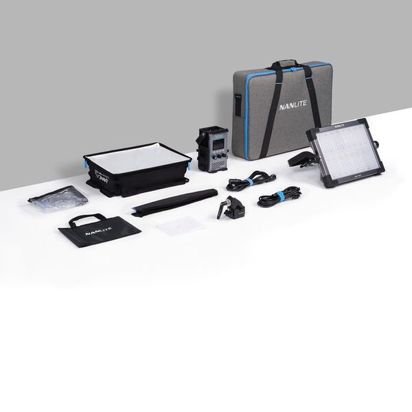 Nanlite Alien 300C Full-Color Multifunktions-Flächenleuchte Leuchtfläche 36 x 24 8 cm. Nennleistung 350 W. Weißlicht 2700 - 12000 K CRI: 96 TLCI: 97 Grün-/Mag 