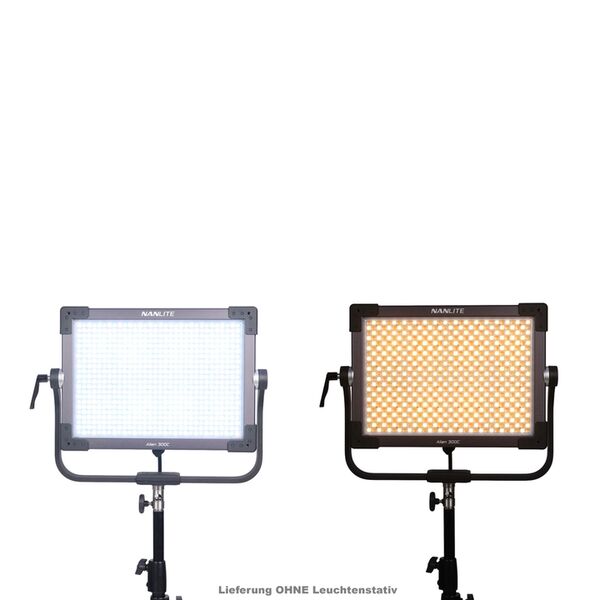 Nanlite Alien 300C Full-Color Multifunktions-Flächenleuchte Leuchtfläche 36 x 24 8 cm. Nennleistung 350 W. Weißlicht 2700 - 12000 K CRI: 96 TLCI: 97 Grün-/Mag 