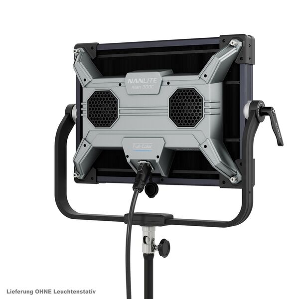 Nanlite Alien 300C Full-Color Multifunktions-Flächenleuchte Leuchtfläche 36 x 24 8 cm. Nennleistung 350 W. Weißlicht 2700 - 12000 K CRI: 96 TLCI: 97 Grün-/Mag 