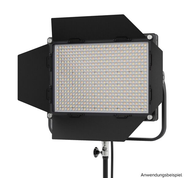 Nanlite BD-AL300 Lichtklappenvorsatz für Flächenleuchte Alien 300C. Metallrahmen mit vier Lichtklappen. 