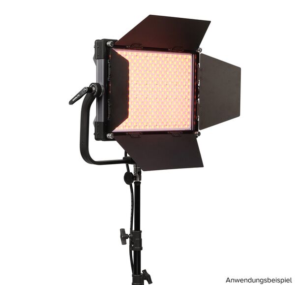 Nanlite BD-AL300 Lichtklappenvorsatz für Flächenleuchte Alien 300C. Metallrahmen mit vier Lichtklappen. 