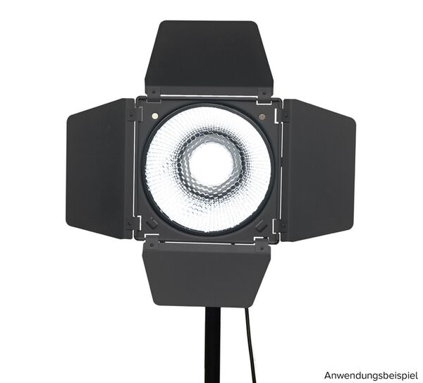 Nanlite BD-BM-RF45 Lichtklappenvorsatz für Bowens-Standard-Reflektor RF-BM mit vier Lichtklappen und herausnehmbarem Wabengitter 