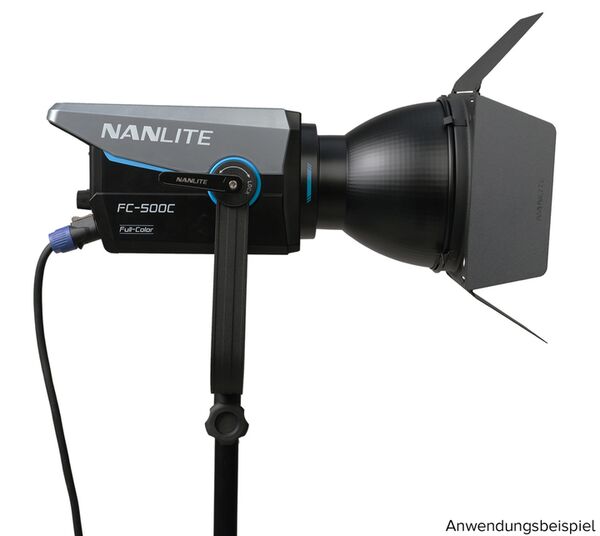 Nanlite BD-BM-RF45 Lichtklappenvorsatz für Bowens-Standard-Reflektor RF-BM mit vier Lichtklappen und herausnehmbarem Wabengitter 