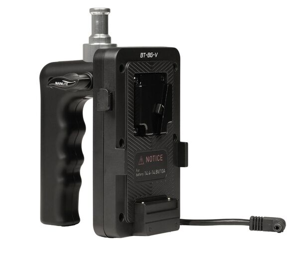 Nanlite BT-BG-V Akku-Handgriff mit DC-Stecker 