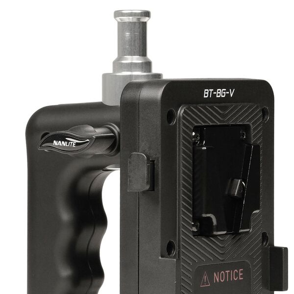 Nanlite BT-BG-V Akku-Handgriff mit DC-Stecker 