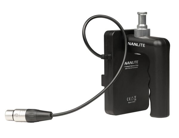 Nanlite BT-BG-XLR4II Akku-Handgriff mit 4-Pin-XLR-Stecker 