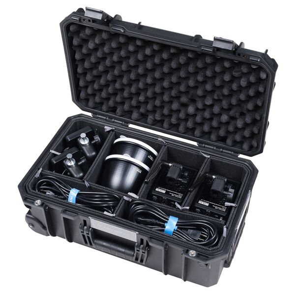 Nanlite FC-120B 2KIT-PT Beleuchtungs-Set mit 2 Reportage- und Studio-Scheinwerfern 