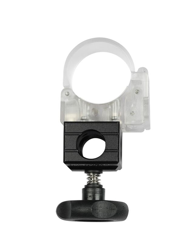 Nanlite HD-T12-1-BPR Röhren-Befestigungsadapter zur Befestigung von Leuchten PavoTube (außer T8-7X) an 16 mm (5/8“)-Normzapfen 