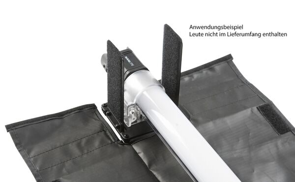 Nanlite Lichtklappenvorsatz BD-PTII15C+EC für PavoTube II 15C inkl. Stoffwabe. 