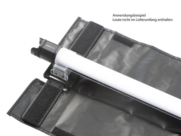 Nanlite Lichtklappenvorsatz BD-PTII15C+EC für PavoTube II 15C inkl. Stoffwabe. 