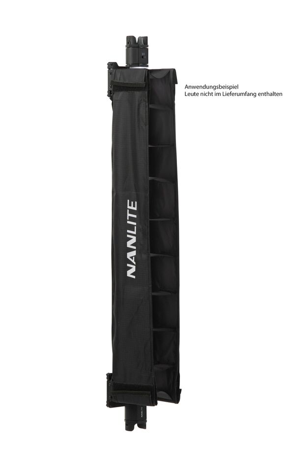 Nanlite Lichtklappenvorsatz BD-PTII15C+EC für PavoTube II 15C inkl. Stoffwabe. 