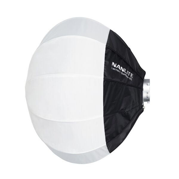 Nanlite LT-65 Lantern-Softbox 65 cm mit Bowens-Anschluss z. B. für Forza 300(B) II 500(B) II. Inkl. Transporttasche. 