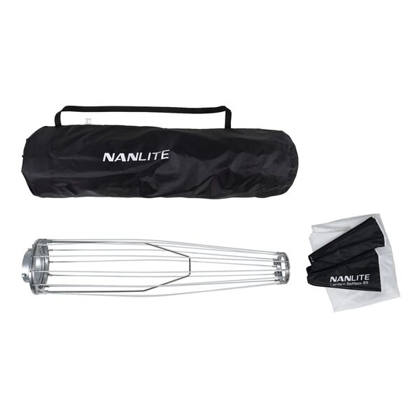 Nanlite LT-65 Lantern-Softbox 65 cm mit Bowens-Anschluss z. B. für Forza 300(B) II 500(B) II. Inkl. Transporttasche. 