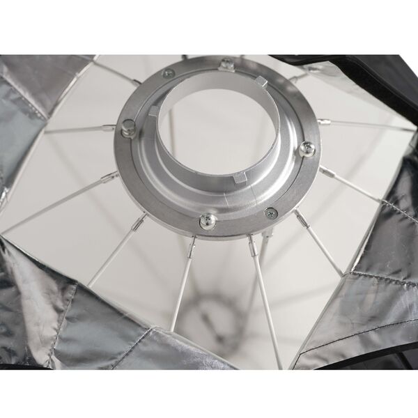 Nanlite LT-65 Lantern-Softbox 65 cm mit Bowens-Anschluss z. B. für Forza 300(B) II 500(B) II. Inkl. Transporttasche. 