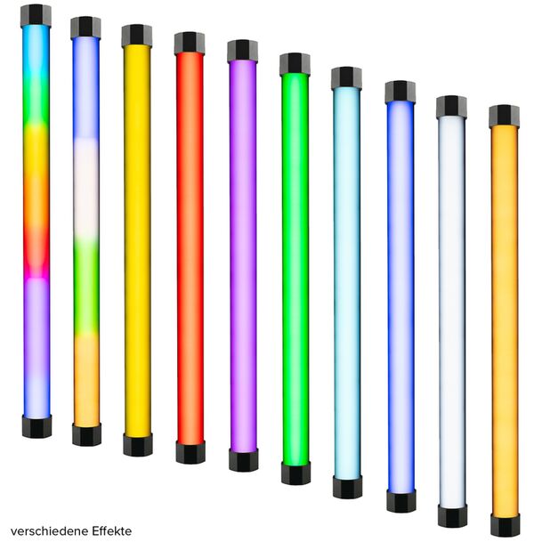 Nanlite PavoTube II RGBWW Farb-Effektleuchte  15X 1er Kit 