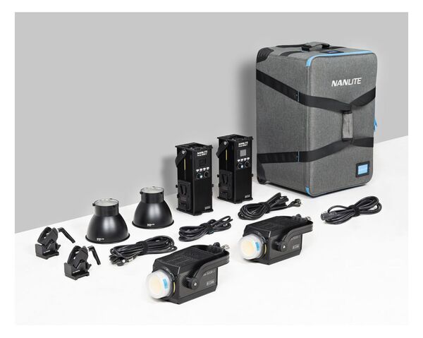 Nanlite Reportage- und Studio-Scheinwerfer Forza  500B II Bi-color 2KIT-ST