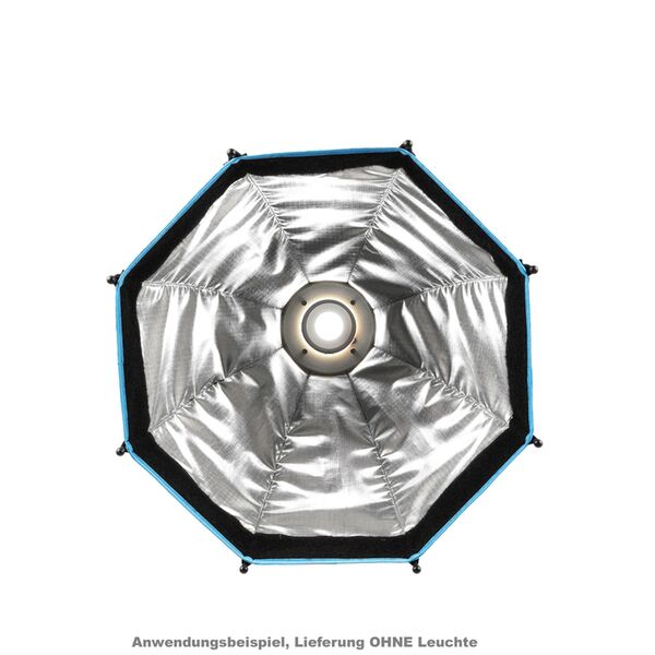 Nanlite SB-FMM-O-40 Oktagonal-Softbox 40 cm mit FMM-Bajonettanschluss. Inkl. Standard- und Lite-Diffusor Stoffwabe und Schutztasche. 