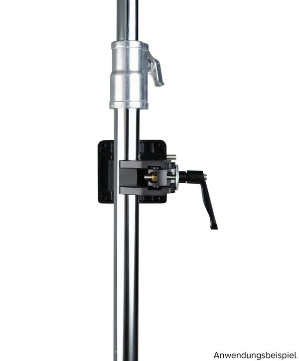 Nanlux AS-CP-QR-EV Stativklammer mit Schnellkupplung z. B. für Netzteil der Evoke-Scheinwerfer (eine Stativklammer AS-CP-QR-EV ist im Lieferumfang der Evoke- 