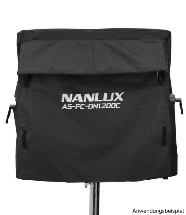 Nanlux AS-FC-DN1200C Wetterschutzhülle Schutzklasse IPX5 (Schutz gegen Strahlwasser) inkl. Aufbewahrungstasche für Dyno 1200C 