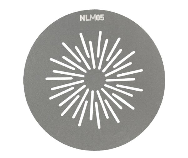Nanlux AS-GB-A-SET1 Gobo-Set 1 mit 10 Gobos (Schattenmasken) Größe A: NLM05 - NLM14. Für Projektionsvorsatz PJ-NLM-15-30. 