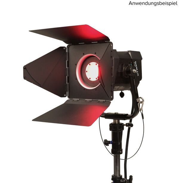 Nanlux BD-NLM Lichtklappenvorsatz mit vier Lichtklappen und NLM-Bajonettanschluss. Für Evoke 900C/1200/1200B/2400B. 