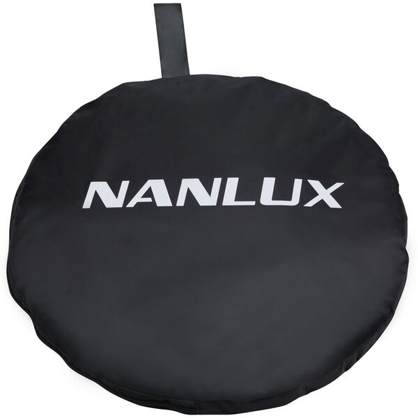 Nanlux SB-SL-DN1200C Spacelight-Softbox ø 1110 x 1000 mm mit 2 abnehmbaren Lichtschürzen und Aufbewahrungshülle für Dyno 1200C 