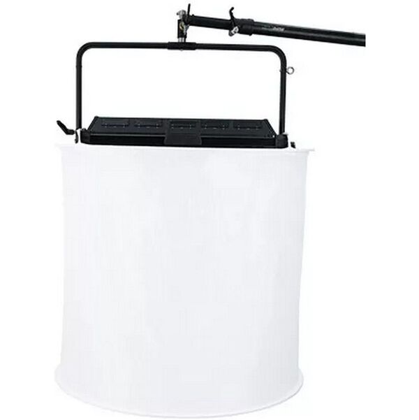 Nanlux SB-SL-DN650C Spacelight-Softbox ø 860 x 1000 mm mit 2 abnehmbaren Lichtschürzen und Aufbewahrungshülle für Dyno 650C 