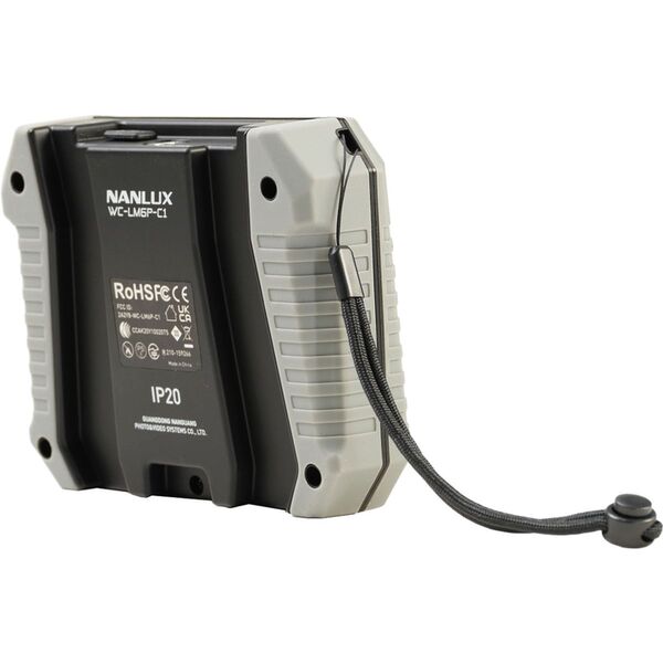 Nanlux WC-LM6P-C1 Kabel-Fernbedienung für Evoke 900C/1200/1200B/2400B und Dyno-Leuchten. Mit Info-Display drei Tasten und drei Drehreglern. Inkl. Verbindungs 